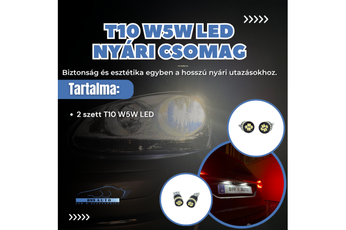 T10 W5W LED Nyári Csomag